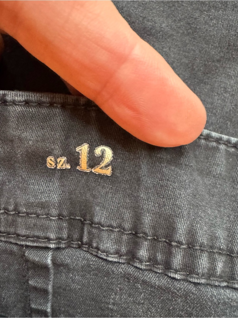 White House Black Market Black THE SLIM CROP Utility Jeans SIZE: 12 #5 - Picture 9 of 10